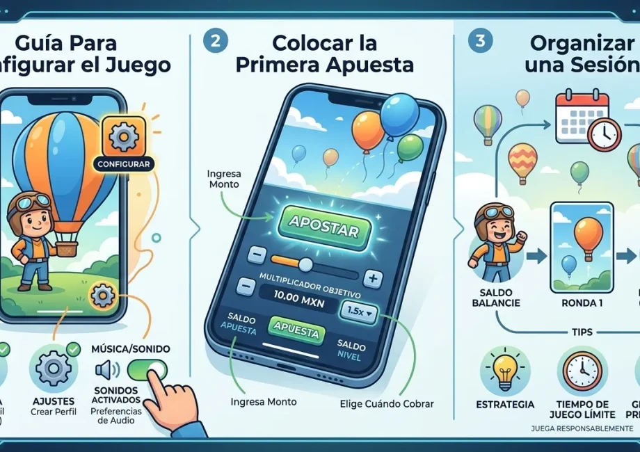 Balloon App: Guía Para Configurar el Juego, Colocar la Primera Apuesta y Organizar una Sesión