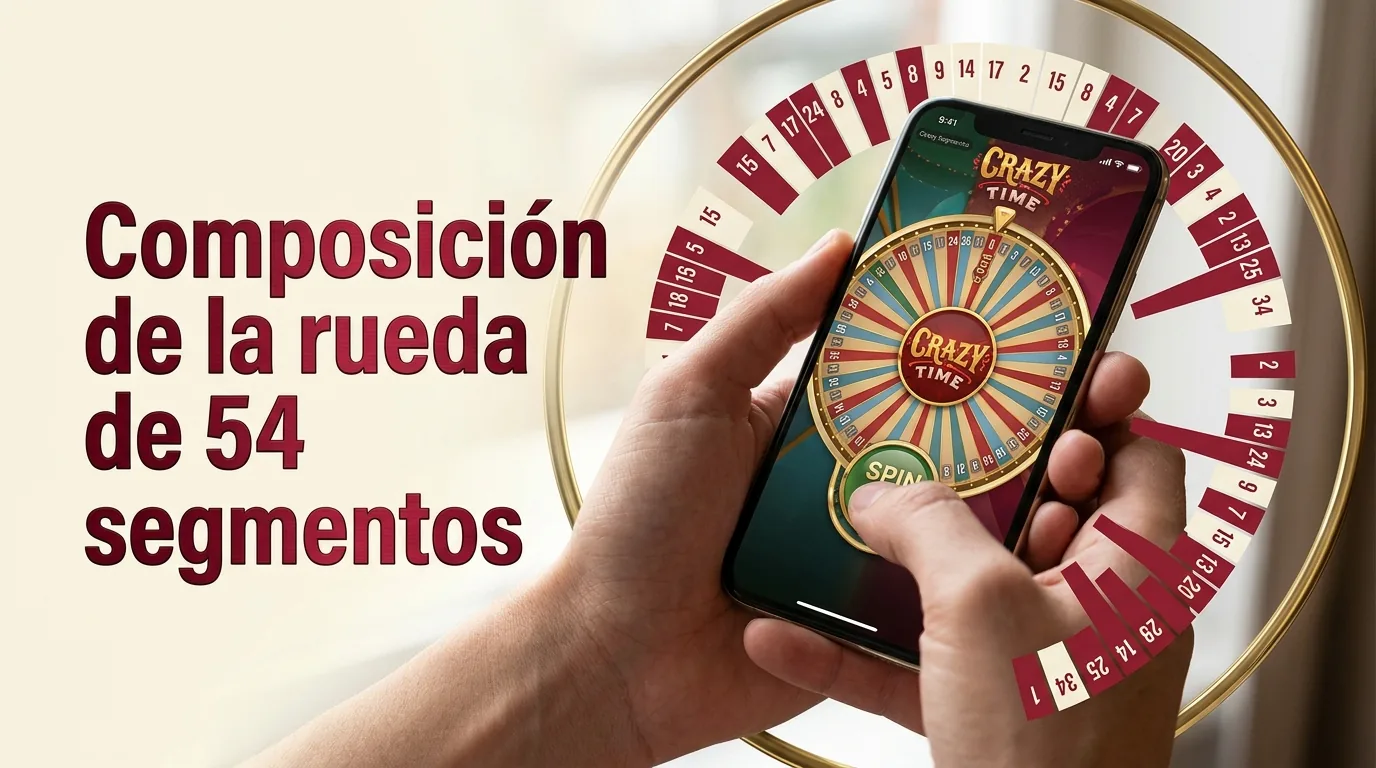 Composición de la rueda de 54 segmentos